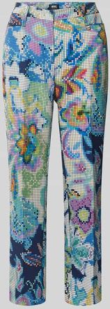 M.A.C Hose mit Label-Detail Modell Aida Kick in Marine, Gr&ouml;&szlig;e 34/27