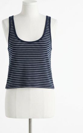 Z Supply Yareli Stripe Tank Top In Eclipse
