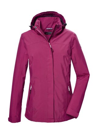 Killtec Outdoorjacke KILLTEC KOS 26 WMN JCKT, Damen, Gr. 38, rot (weinrot), Obermaterial: 100% Polyester;Futter: 100% Polyester, Jacken Outdoorjacke, Funktion