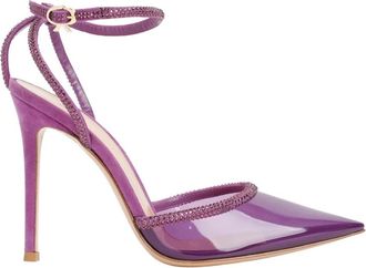 Gianvito Rossi Frfr Freesia Sandalen - Dames - Pumps - Paars - 39 EU - Leer - Schoenen