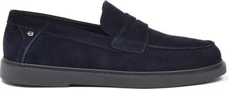 Baldinini Mocas&iacute;n de Ante - Shoes - Hombre - Azul - 41 1/2 EU