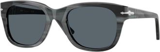 Persol Elegante zonnebril voor stijl en bescherming - Heren - Zonnebrillen - Grijs - 55 MM - Accessoires