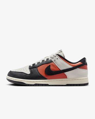 Nike Mens Dunk Low Retro Sneaker In Phantom/black-Vintage Coral-Pale Ivory