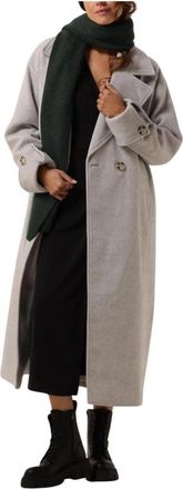 Notre-V Lichtgrijze Eileen Jas - Dames - Mantel - Grijs - L - Jassen