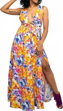BuddyLove Zena Maxi Dress In Multi