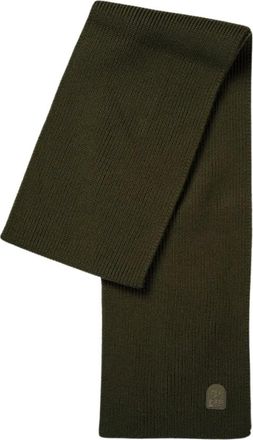 Parajumpers Plain Merino wollen sjaal - unisex - Accessoires - Groen - Maat: ONE Size Wol