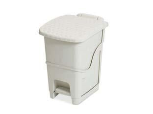 Dea Home Pattumiera Rattan Bianco 6 L Art.440 20 Cmx25x28h. 6 L Dea Home 14 Pezzi