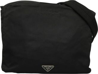 Prada Borsa a tracolla vintage Pre-owned in nylon - - Pre-owned - Donna - Nero - ONE SIZE