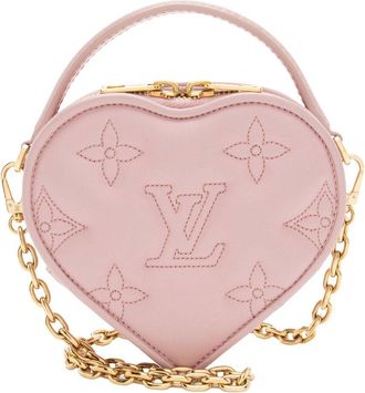 Louis Vuitton Pink Calfskin Bubblegram Pop My Heart Bag (Authentic Pre-Loved)