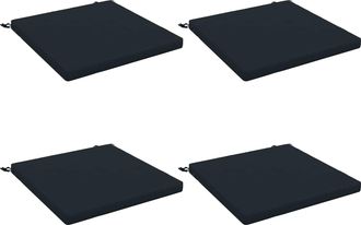 vidaXL Cojines De Asiento De 4 Piezas Soest 4 Uds. 100% Poli&eacute;ster Vidaxl