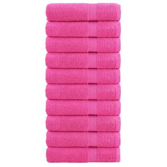 Berkfield Home Premium Bath Towels SOLUND 10 pcs 100x150 cm 600 gsm in Pink