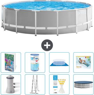 Intex Piscina Prism Frame Redonda - 457x122 Cm - 9-piezas S635