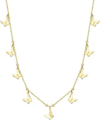 Rachel Glauber 14K Plated Pendant Necklace