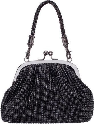 Nina Kiara Frame Clutch in Black at Nordstrom