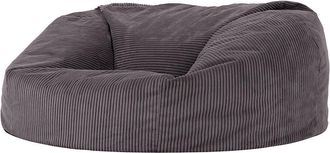 Icon Brand Puf sofá gigante de pana gris antracita