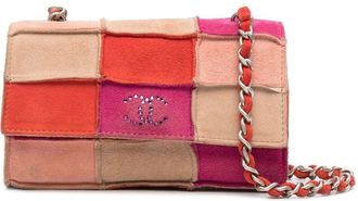 Chanel 2004-2005 patchwork mini crossbody bag - women - Suede - One Size - Red