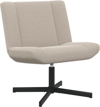vidaXL Vidaxl - Swivel Chair Light grey 63 x 75 x 76 cm Fabric