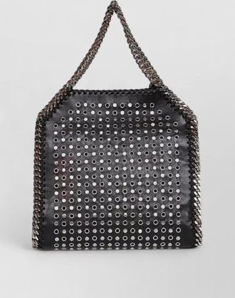 Stella McCartney falabella mini alter mat studded tote bag