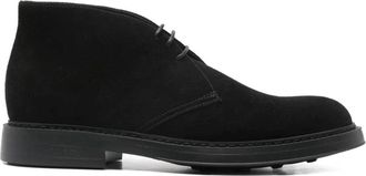 Doucal's Black Chukka Premium Calf Suede Boots