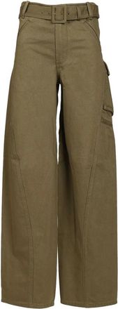 Self Portrait Jeans, Dames, Groen, W28, Katoen, Cargo Jeans