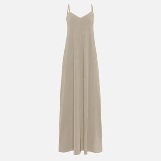 Roberto Ricci Design Maxi Dresses, female, Gray, Size: XS Surflex Light Long Dress