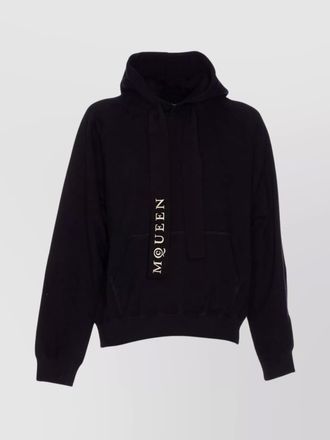 パーカー・フーディ alexander mcqueen FW25 HOODED SWEATSHIRT (839217 QTADU0438) Alexander McQueen Pink Cotton Hoodie Alexander McQueen