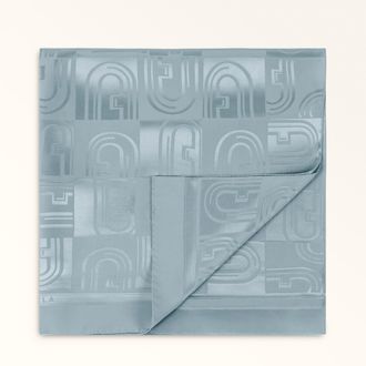 Furla Lotus Stola 70x200 Cirro Chiffon Di Seta Con Stampa Arco Dama Donna