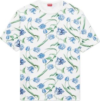 Kenzo Hombre, Camisetas, Blanco, Talla: L