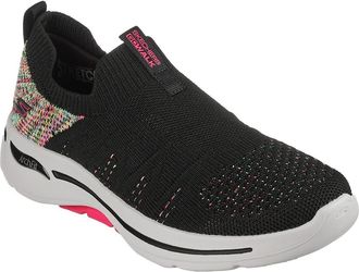 Skechers Go Walk Arch Fit Fun Times 124478-BKMT Slip-On Shoes RHS5609