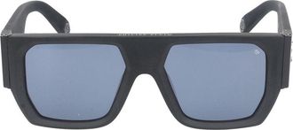 Philipp Plein Sunglasses Philipp Plein Spp094 M 0703 Nero Sabbiato/Opaco /18/145