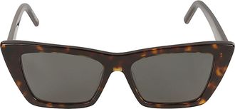 Saint Laurent Eyewear Cat Eye Frame Flame Effect Sunglasses