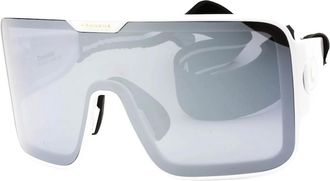 Carrera Womens Carrera Flagab15 Large Framed White Sunglasses - Size: ONE size