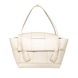 Bottega Veneta Pre-owned Tote Bags, female, White, Size: ONE SIZE Pre-owned Arco Tote Bag