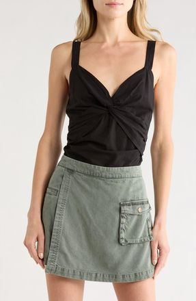 Young Fabulous & Broke Lima Twisted Front Camisole in Black at Nordstrom Rack, Size X-Small