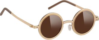 Generic Adjustable Tint Sunglasses Round, Polarized Eyewear with Built-In ND Filter, Lightweight UV Protection Glasses, Outdoor Sports Vacation Accessory, Bea