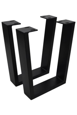 Valdera Bankgestell, Schwarz, Metall, 30x40x7.5 cm, Esszimmer, Bänke, Sitzbänke