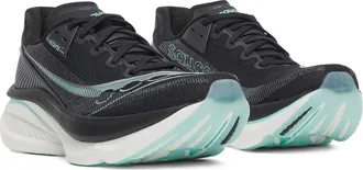 Saucony Endorphin Azura Running Shoe in Black/Aqua at Nordstrom, Size 11.5