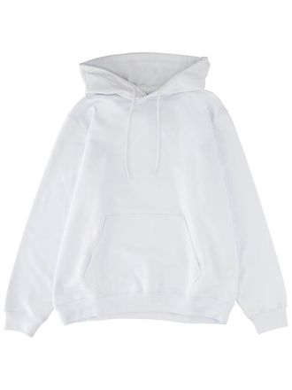 Msgm Logo-Embroidered Cotton Sweatshirt - White