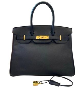 Herm&egrave;s Black Epsom Birkin 30
