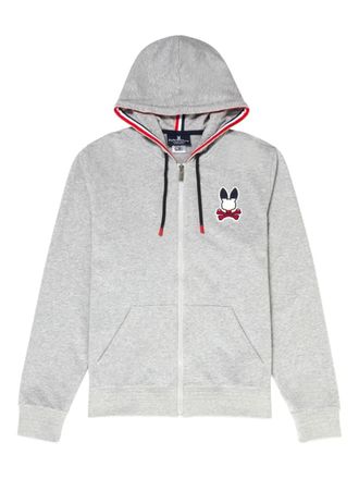 Psycho Bunny Brancote hoodie - men - Cotton - XXXL - Grey