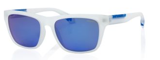 Superdry Sonnenbrille SUPERDRY Modell 996074, Herren, wei&szlig;, leicht durchscheinend, matt, Sonnenbrillen Sonnenbrille, Form Karree/Eckig, Logoschriftzug auf B&uuml;ge