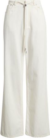 Rails Normandie Drawstring Wide Leg Jeans in Ivory at Nordstrom, Size 12