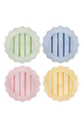 Juliska Cabana Set of 4 Melamine Dinner Plates in Multi at Nordstrom