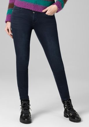Timezone Slim-fit-Jeans TIMEZONE Slim EnyaTZ Womanshape, Damen, Gr. 31, L&auml;nge 34, blau, 83% Baumwolle 15% Polyester 2% Elastan, normal, Jeans Slim-fit-Jeans