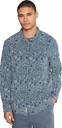 Royal Robbins Salathe Sun Shirt Long Sleeve Mens Clothing Orion Blue Solar Print : 2XL, Polyester