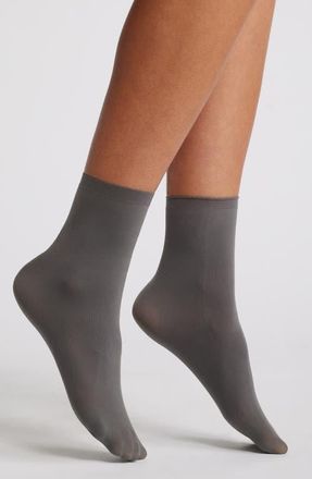 Orobl&ugrave; Crew Socks in Metal 2 at Nordstrom