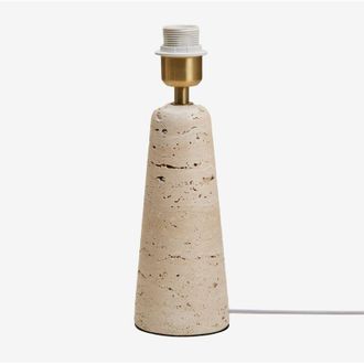 Sklum Base Para L&aacute;mpara De Mesa En Travertino Davise Sklum