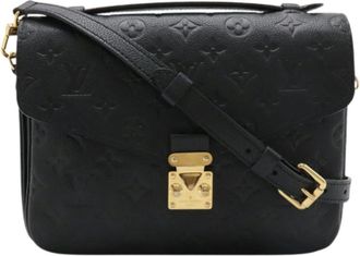 Louis Vuitton Pre-owned Pochette Metis Monogram Empreinte MM - Dames - Vintage Schoudertas - Zwart - ONE Size - Leer - Vintage