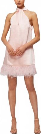 Elliatt Rachael Mini Dress In Peach