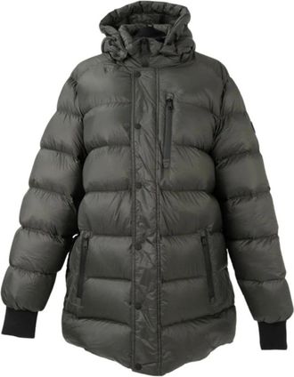 Sergio Moretti Puffer & Down Jas - Heren - Gewatteerde jassen - Groen - M - Nylon - Jassen